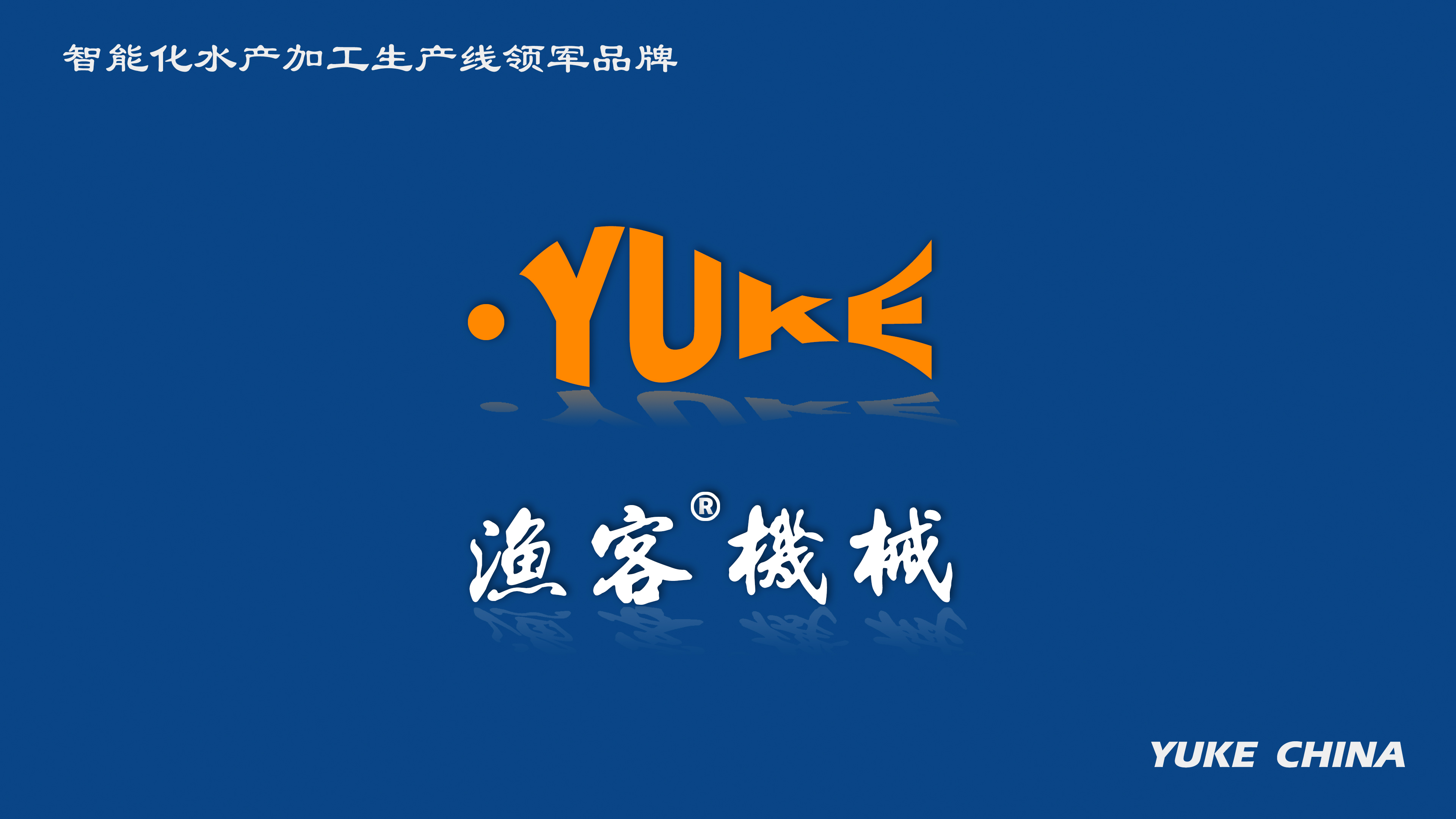 Yu ke brand fish processing assembly line factory real shot